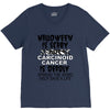 halloween is scary but carcinoid cancer is deadly spread the word help V-Neck Tee