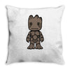 friendly tree Throw Pillow