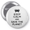 save the planet Pin-back button
