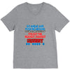 push me around granny V-Neck Tee