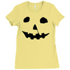halloween jack o lantern Ladies Fitted T-Shirt