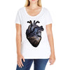 galaxy heart Ladies Curvy T-Shirt