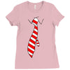 tie Ladies Fitted T-Shirt