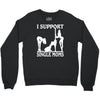 i support single moms Crewneck Sweatshirt