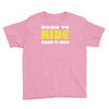 born to ride forced to work Youth Tee