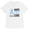 hope love cure stomach cancer awareness V-Neck Tee