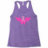breast cancer wonder woman Racerback Tank