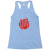 red means scary Racerback Tank
