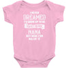Perfect Freakin Nana Baby Onesie