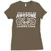 this is what an awesome 60 year old looks like Ladies Fitted T-Shirt