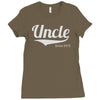 uncle since 2015 Ladies Fitted T-Shirt