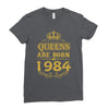 queens are born in 1984 Ladies Fitted T-Shirt