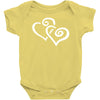 hearts sticker vinyl decal Baby Onesie