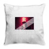 Red Girl Throw Pillow
