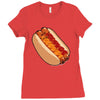 hotdogs on a bun Ladies Fitted T-Shirt