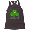 ireland shamrock Racerback Tank