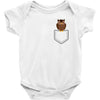 pocket owl Baby Bodysuit