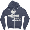 peace and music Zipper Hoodie