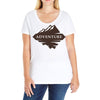 coklat adventure Ladies Curvy T-Shirt