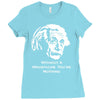 without a moustache einstein proud hirsute mustachioed grooming Ladies Fitted T-Shirt