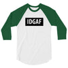 idgaf Dua Lipa 3/4 Sleeve Shirt