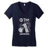it's 7am somewhere Women's V-Neck T-Shirt