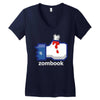 zombook Women's V-Neck T-Shirt