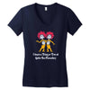 i teach a thing or two at gator run elementary Women's V-Neck T-Shirt