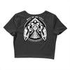 why do we fall, so we can learn to pickup ourselves up black Crop Top