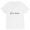 like a boss V-Neck Tee