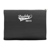 daddy since 2015   mens funny Accessory Pouches