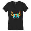 high tooths with joint Women's V-Neck T-Shirt