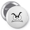 mad face Pin-back button