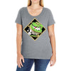 snake green Ladies Curvy T-Shirt