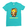 super sonic Ladies Fitted T-Shirt
