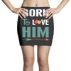 Born To Love Him (Born To Love Her &ndash; Born To Love Him Couples Design Mini Skirts