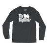 the dogfather american eskimo dog white Long Sleeve Shirts