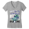 made in america 2 Women's V-Neck T-Shirt