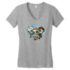 power knights Women's V-Neck T-Shirt