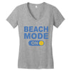 beach mode on Women's V-Neck T-Shirt