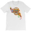 women's sugar skull purple T-Shirt