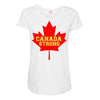 canada strong Maternity Scoop Neck T-shirt