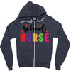 School Nurse Zipper Hoodie