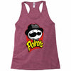 little grey chips Racerback Tank