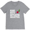 bears beets battlestar galactica V-Neck Tee