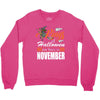 Halloween Kings Are Born In November Crewneck Sweatshirt