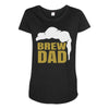 brew dad Maternity Scoop Neck T-shirt
