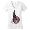 penny farthing Women's V-Neck T-Shirt