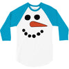 frosty snowman 3/4 Sleeve Shirt