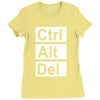 control alt delete Ladies Fitted T-Shirt